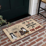 Dog Custom Doormat All Guests Must Be Approved By The Dog Personalized Gift