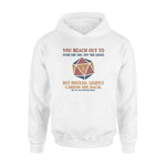 Dungeons & Dragons You Reach Out To Push The ORC - Standard Hoodie - PERSONAL84
