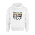 Farmer Red White And Moo- Standard Hoodie - PERSONAL84