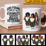 Female Veteran Custom Mug Strongest Women Become Veterans Personalized Gift - PERSONAL84