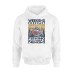 Fishing, Beer Weekend Forecast Fishing With A Chance Of Drinking - Standard Hoodie - PERSONAL84