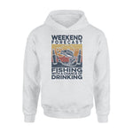 Fishing, Beer Weekend Forecast Fishing With A Chance Of Drinking - Standard Hoodie - PERSONAL84
