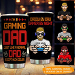 Gamer Father's Day Custom Tumbler I'm A Gaming Dad Personalized Gift - PERSONAL84