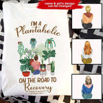 Gardening Custom T Shirt I'm A Plantaholic Personalized Gift - PERSONAL84