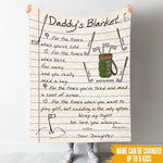 Golf Custom Blanket For The Times You Want To Golf Father's Day Personalized Gift - PERSONAL84