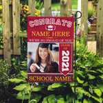Graduation Custom Garden Flag Proud Family Class Of 2021 Personalized Gift - PERSONAL84