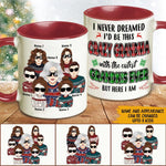 Grandma Custom Mug Never Dreamed Crazy Grandma With The Cutest Grandkids Ever Personalized Gift - PERSONAL84