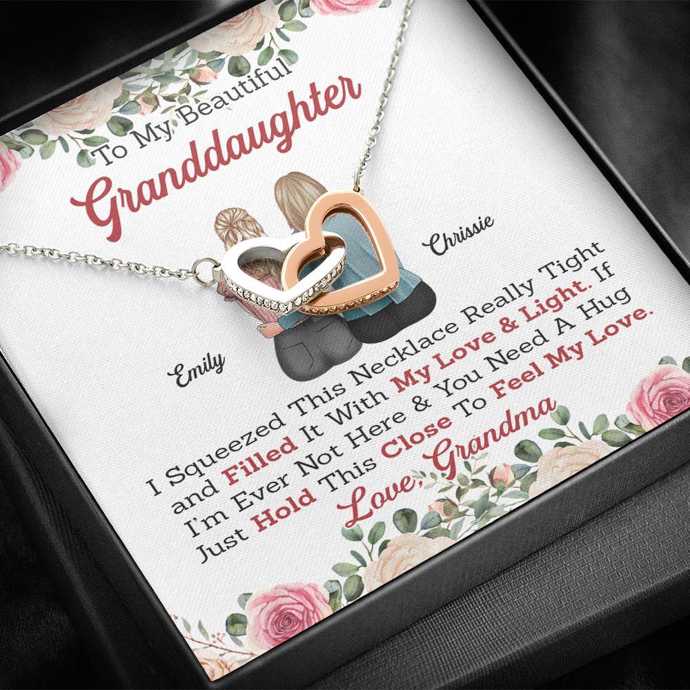 Grandma Custom Necklace To My Beautiful Granddaughter If I'm Ever Not Here Personalized Gift - PERSONAL84