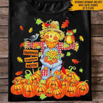Grandma Custom T Shirt Grandma's Pumpkin Patch Personalized Gift - PERSONAL84