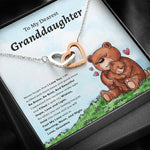 Grandma Necklace To My Granddaughter Never Forget That I Love You Gift For Grandkids - PERSONAL84