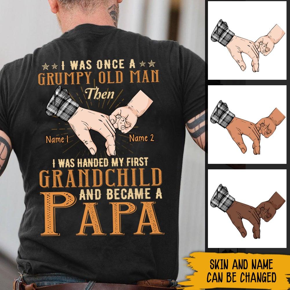 Grandpa Custom Shirt I Was Once A Grumpy Old Man Personalized Gift For Grandpa - PERSONAL84