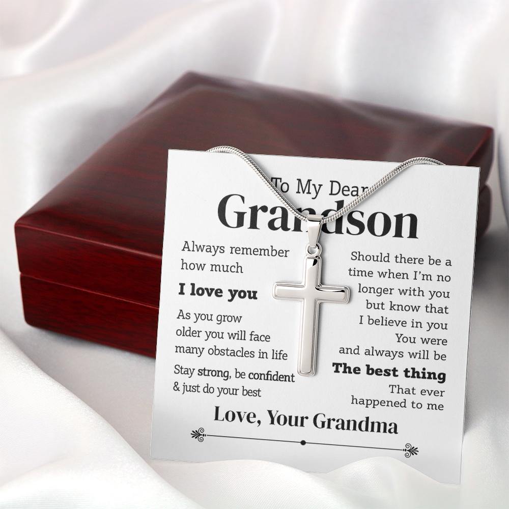 Grandson Custom Necklace My Dear Grandson Personalized Gift - PERSONAL84