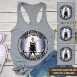 Gym Custom Tanktop There Is No Force More Powerful Than An Old Woman Determined To Lift Personalized Gift - PERSONAL84
