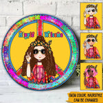 Hippie Custom Sign Hippie Welcome Personalized Gift - PERSONAL84