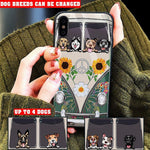 Hippie, Dog Phone Case Customized On A Dark Desert Highway - PERSONAL84
