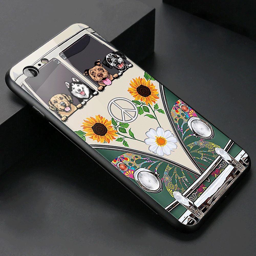 Hippie, Dog Phone Case Customized On A Dark Desert Highway - PERSONAL84