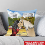 Horse Girl Custom Pillow You Are Not Just A Horse Personalized Gift - PERSONAL84