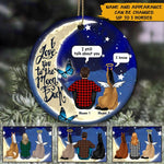 Horse Memorial Christmas Custom Ornament You Leave Hoofprints On My Heart Personalized Horse Riding Gift - PERSONAL84