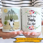 Horse Mug Personalized Names And She Lived Happily Ever After Personalized Gift - PERSONAL84