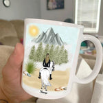 Horse Mug Personalized Names And She Lived Happily Ever After Personalized Gift - PERSONAL84