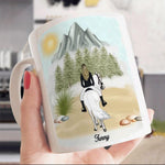 Horse Mug Personalized Names And She Lived Happily Ever After Personalized Gift - PERSONAL84