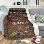 Hunting Custom Blanket Our Home Ain't No Castle Deer Couple Valentine's Day Personalized Gift - PERSONAL84