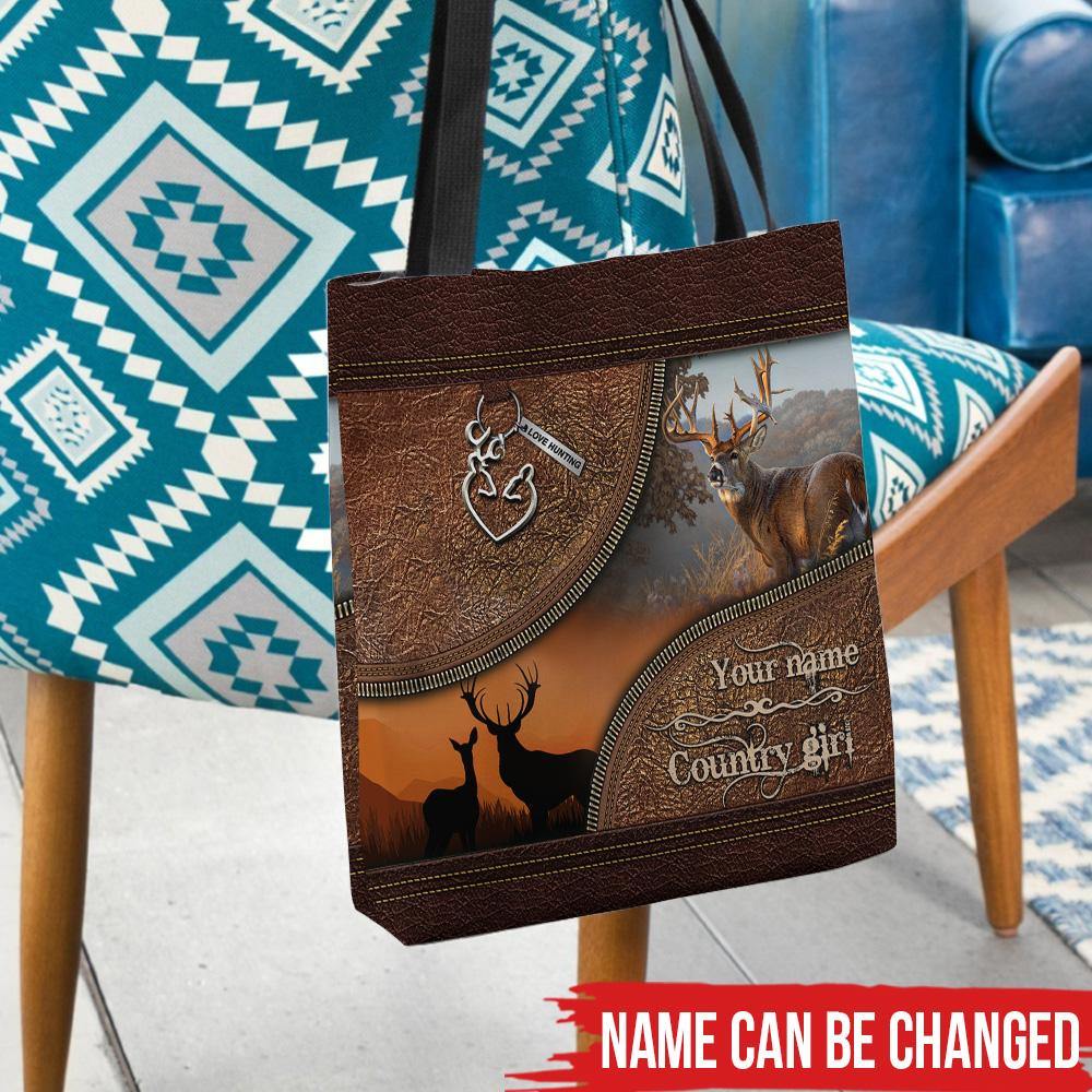 Hunting Custom Tote Bag Country Girl Personalized Gift - PERSONAL84