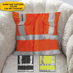 Ironworker Custom Pillow Ironworker Uniform Personalized Gift - PERSONAL84