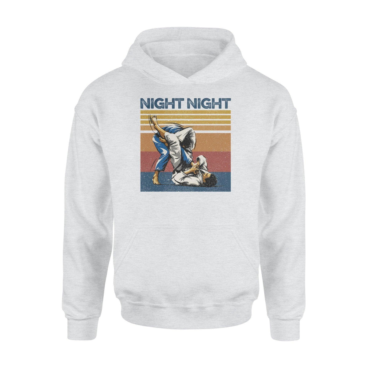 Jiu Jitsu Night Night Funny Jiu Jitsu - Standard Hoodie - PERSONAL84