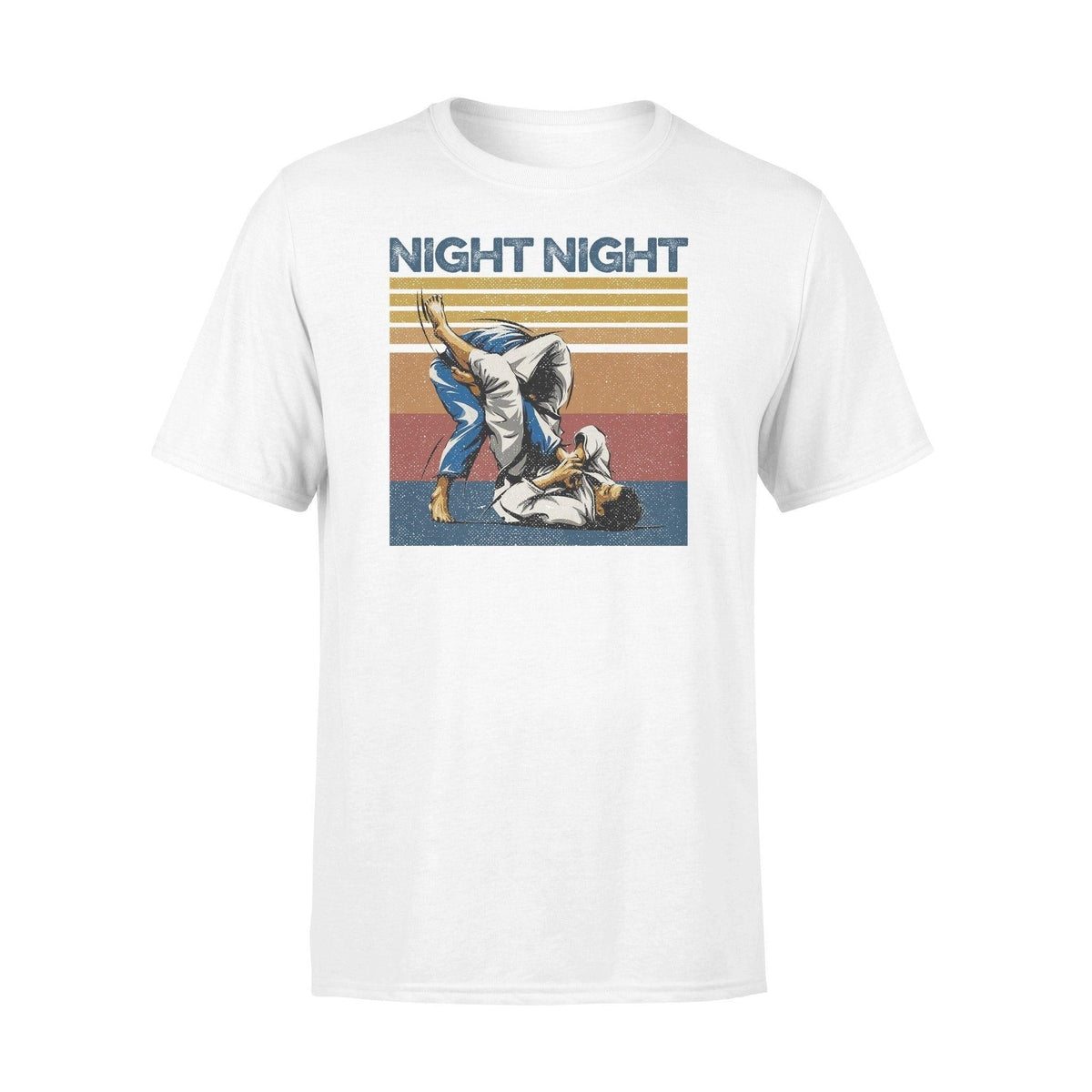 Jiu Jitsu Night Night Funny Jiu Jitsu- Standard T-shirt - PERSONAL84