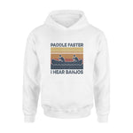 Kayaking Paddle Faster I Hear Banjos - Standard Hoodie - PERSONAL84