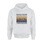 Kayaking Paddle Faster I Hear Banjos - Standard Hoodie - PERSONAL84