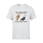 Lawn Mower, Bourbon Mower A Man Cannot Survive On Bourbon Alone - Standard T-shirt - PERSONAL84
