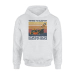 Lawn Mower Trying To Sleep Mowing - Standard Hoodie - PERSONAL84