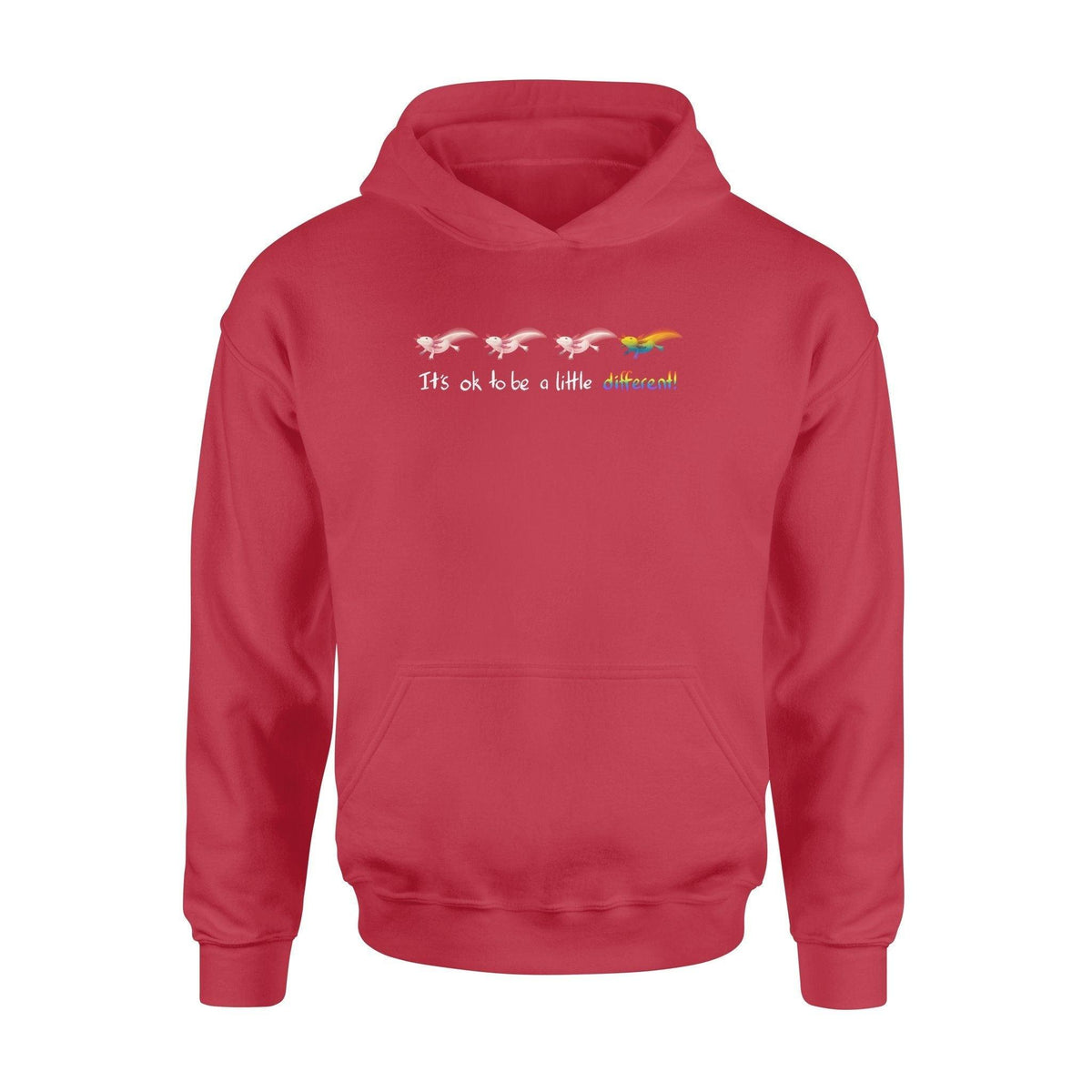 LGBT, Amphibian Axotolt It's Ok To Be a Little Diffirent - Standard Hoodie - PERSONAL84