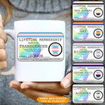 LGBT Custom Mug Lifetime Membership Personalized Gift - PERSONAL84