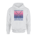 LGBT I Swing Both Ways Violently With A Sword - Standard Hoodie - PERSONAL84