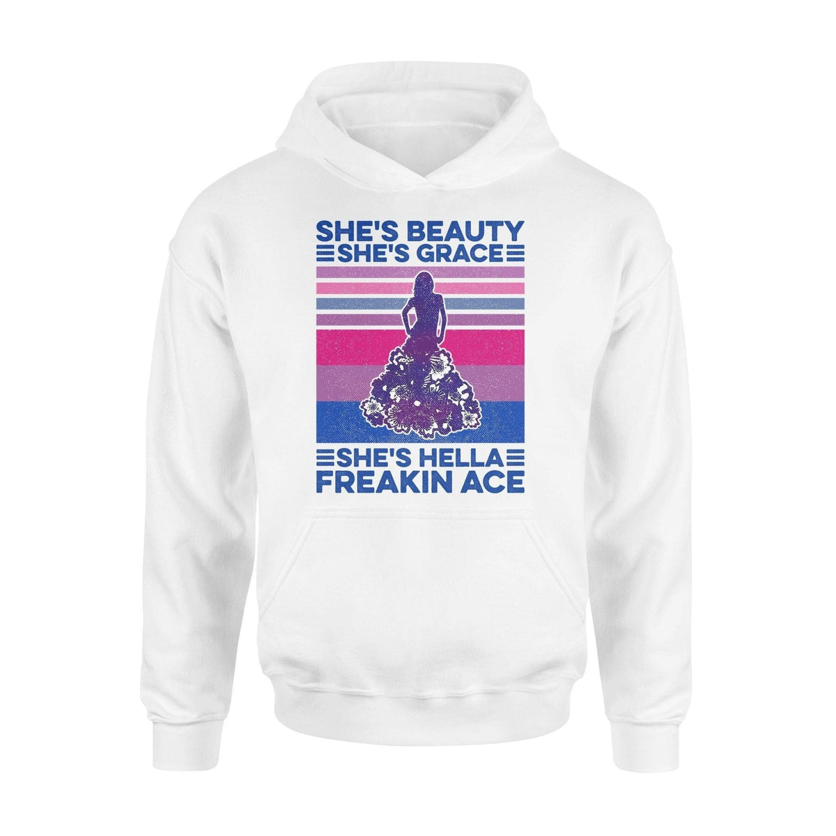 LGBT She's Hella Freaking Ace - Standard Hoodie - PERSONAL84
