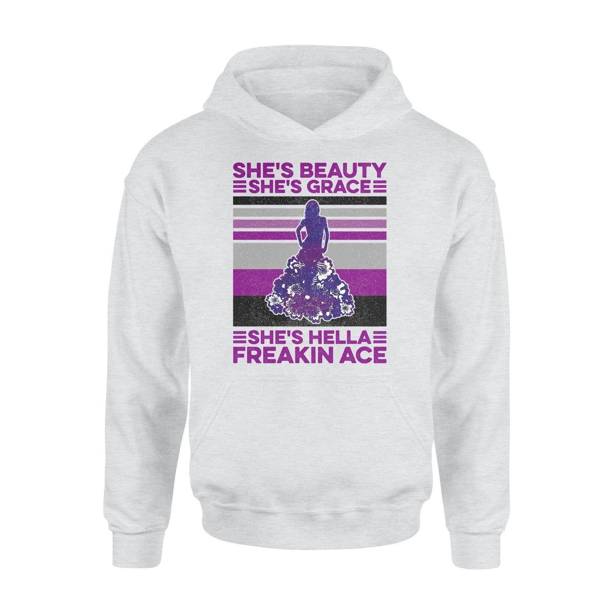 LGBT She's Hella Freaking Ace - Standard Hoodie - PERSONAL84