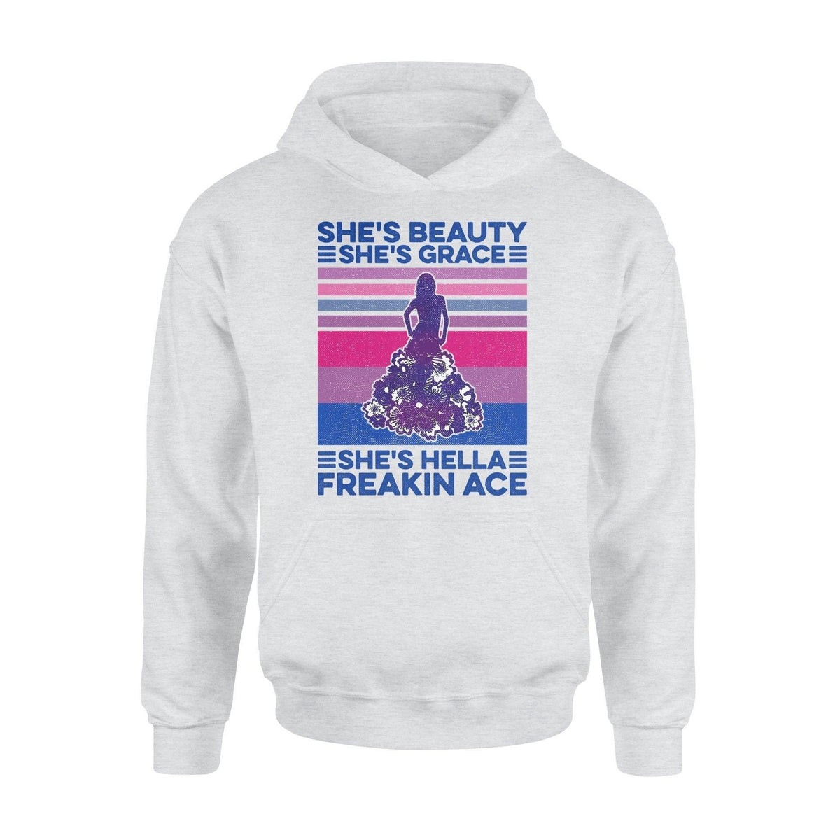 LGBT She's Hella Freaking Ace - Standard Hoodie - PERSONAL84