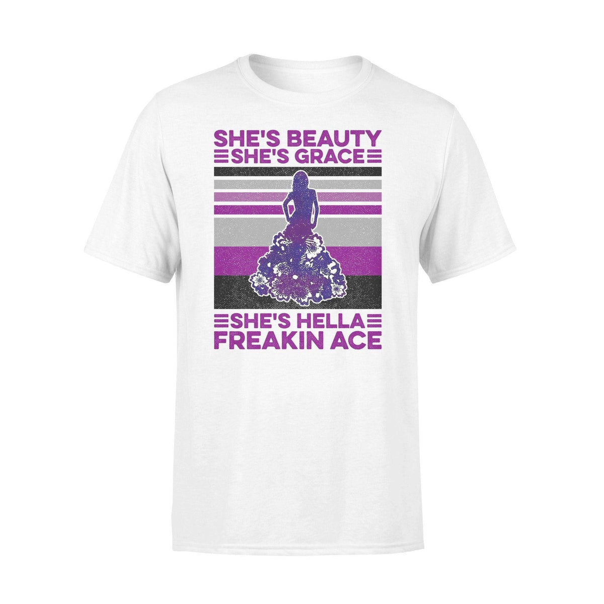 LGBT She's Hella Freaking Ace - Standard T-shirt - PERSONAL84