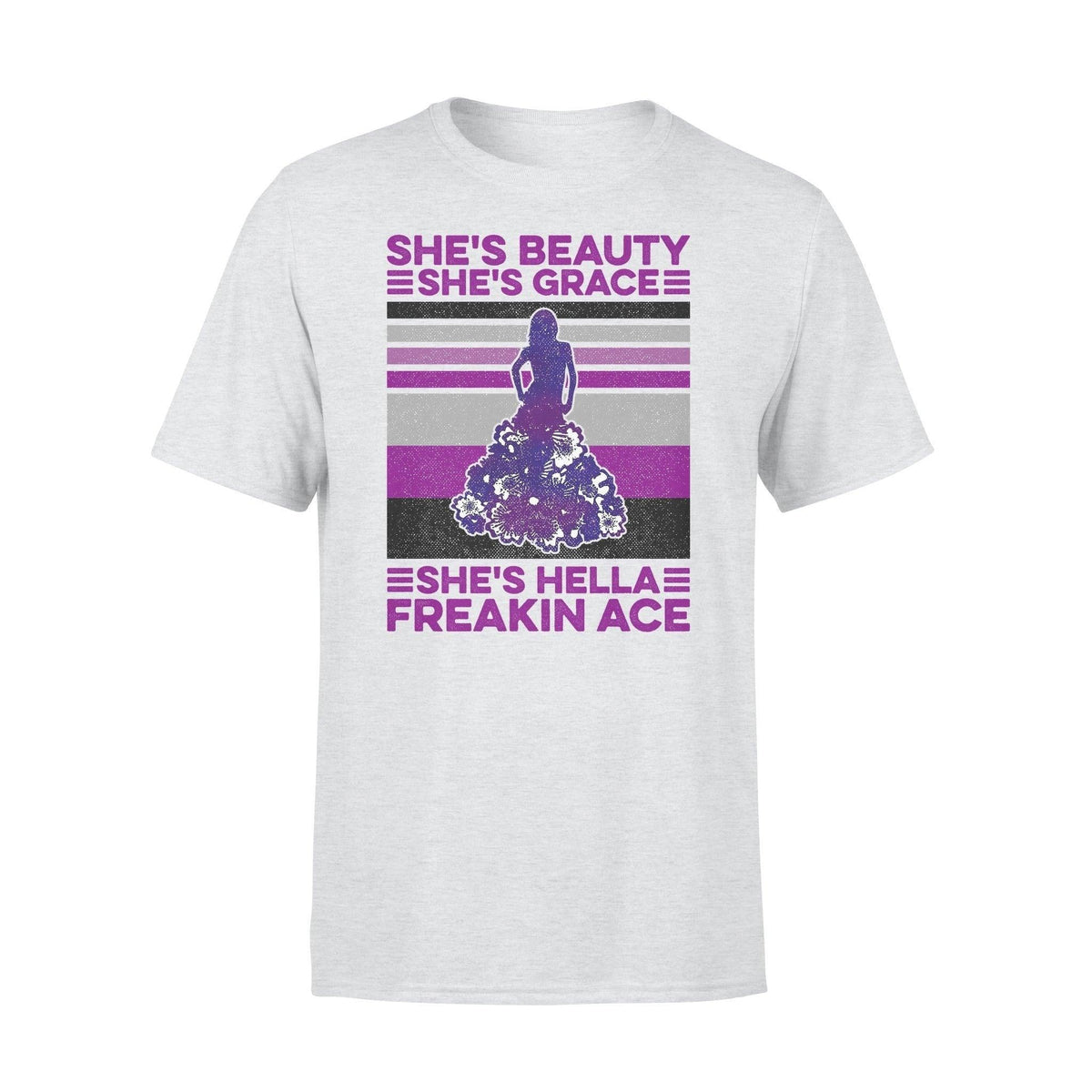 LGBT She's Hella Freaking Ace - Standard T-shirt - PERSONAL84