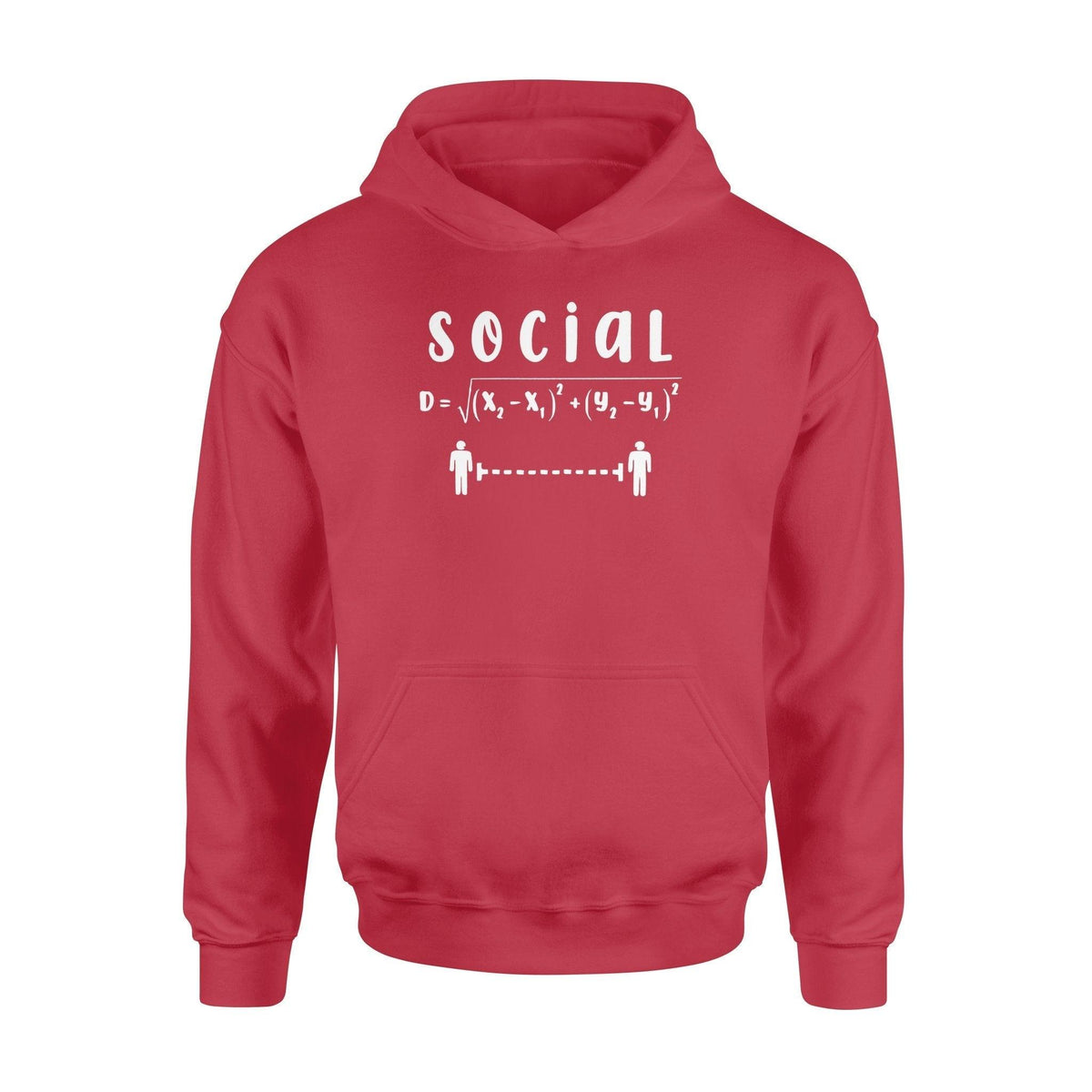 Math Social Distancing Formula - Standard Hoodie - PERSONAL84