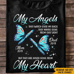 Memorial Custom Shirt Maybe Gone From Our Sight But Never From My Heart Personalized Gift - PERSONAL84