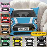 Mini Cooper Custom Pillow Mini Cooper Lovers Personalized Gift - PERSONAL84