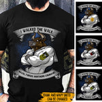 Navy Veteran Custom Shirt I Walked The Walk Personalized Gift