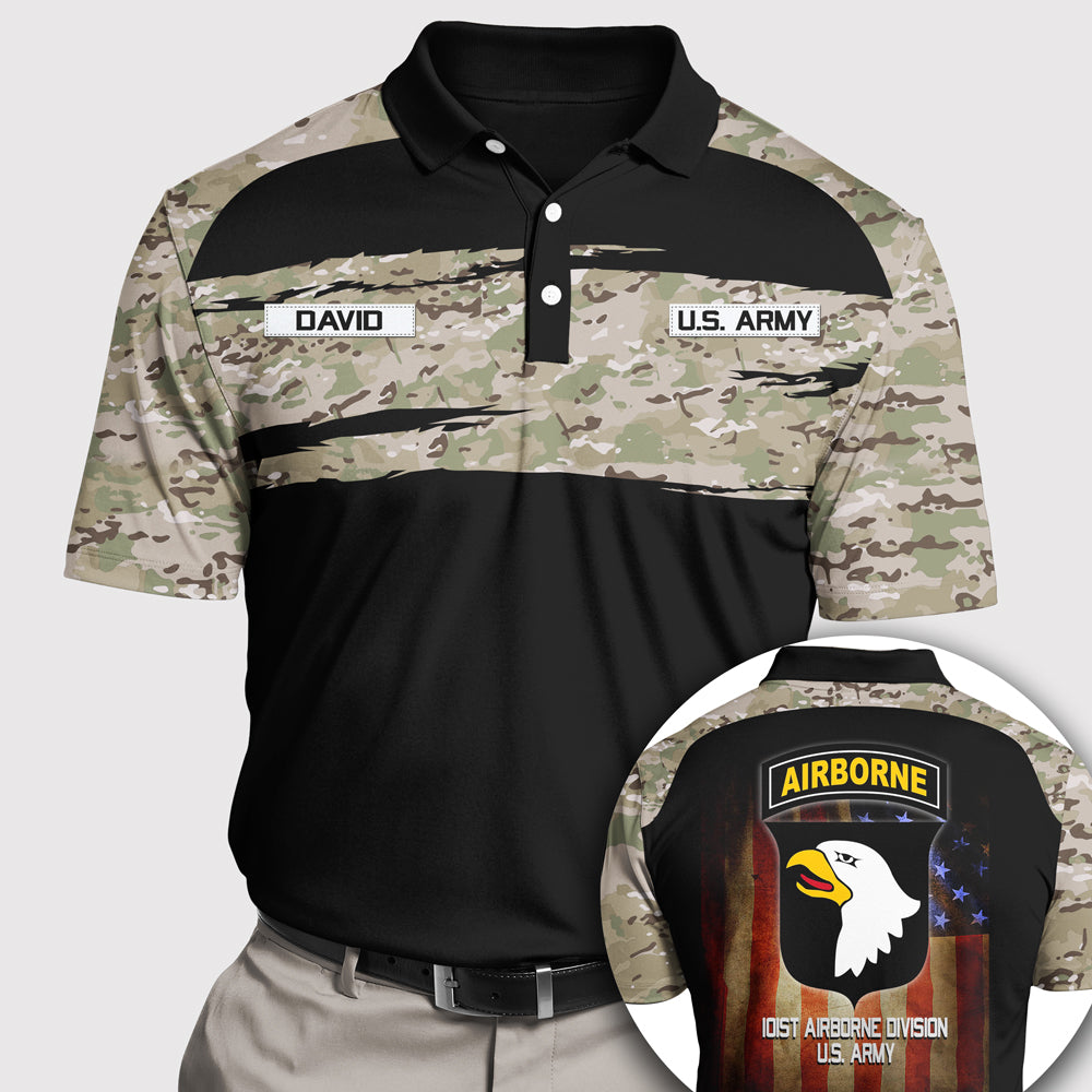 Veteran Custom Polo Shirt Proud Have Served Personalized Gift