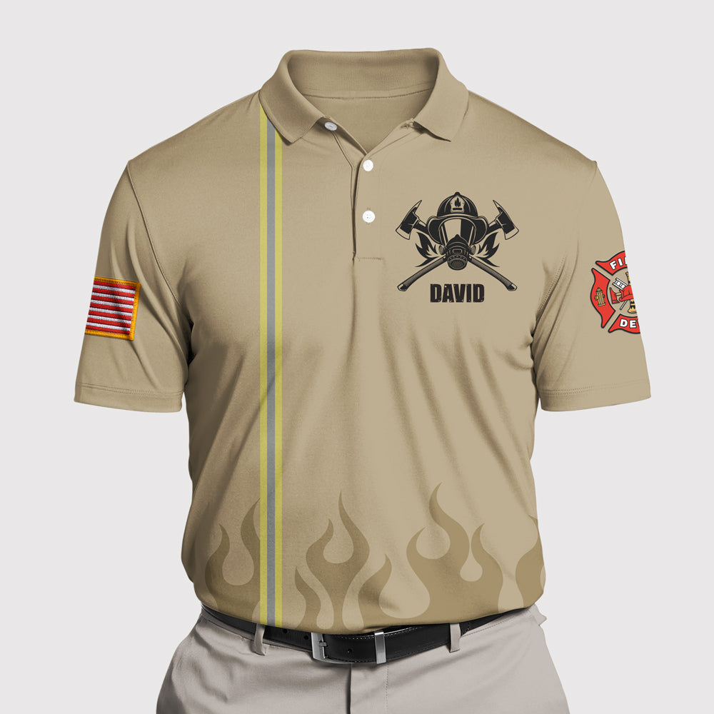 Firefighter Custom Polo Shirt I'm Not Like Most Old Man Personalized Gift