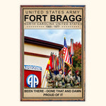 Veteran Custom Poster Military Base Been There Done That And Damn Proud Of It Personalized Gift