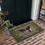 Veteran Custom Doormat Home Is Where The Military Send Us Personalized Gift